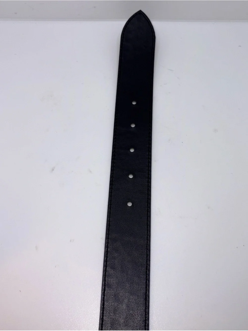 Berge Croc Embossed Women’s Dress Belt Genuine Leather Sz M Italy Black Metallic